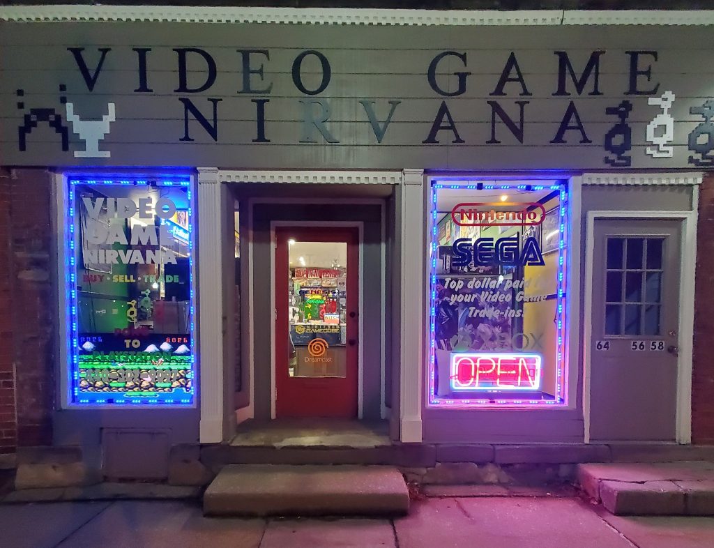 Video Game Nirvana Storefront